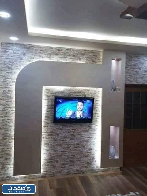 ديكور تلفزيون متنوع مع الصور