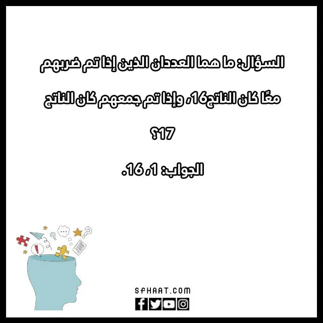 الغاز صعبة وحلولها بالصور