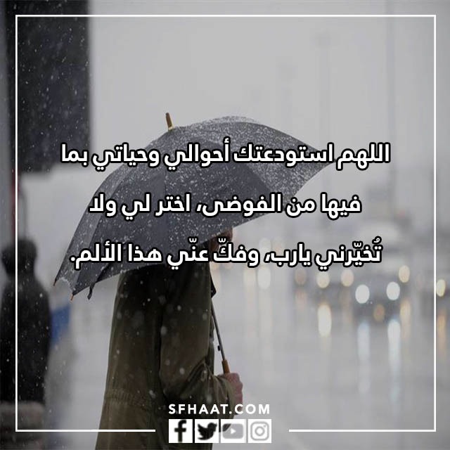 خلفيات دعاء المطر والرعد