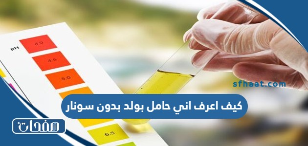 كيف اعرف اني حامل بولد بدون سونار