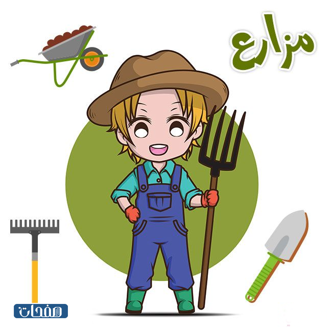 اصحاب المهن وادواتهم بالصور