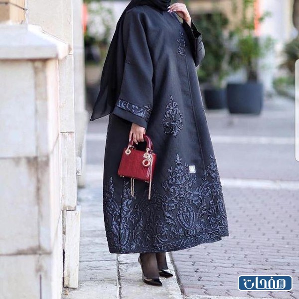صور أرقى تصاميم العبايات السوداء