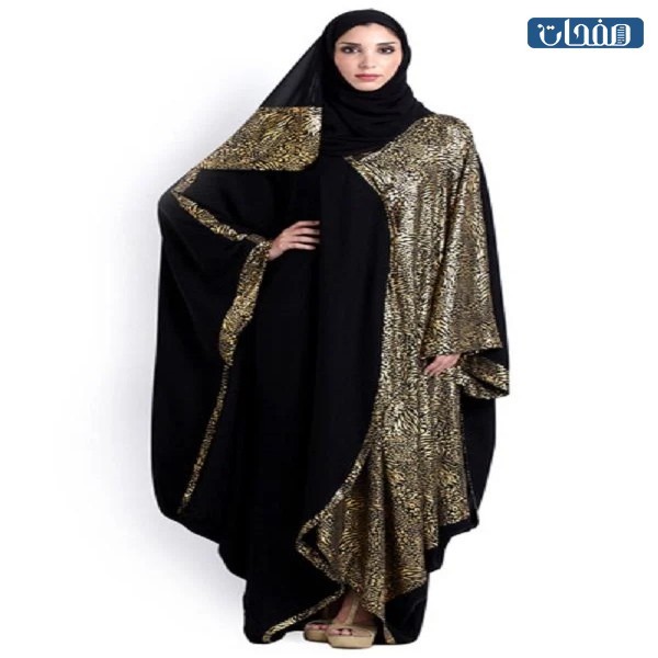صور عبايات خليجية سوداء مطرزة