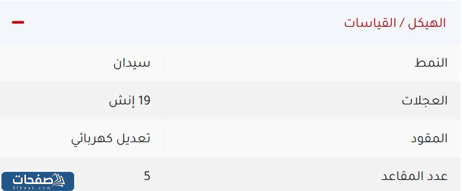 قياسات سيارة مرسيدس بنز