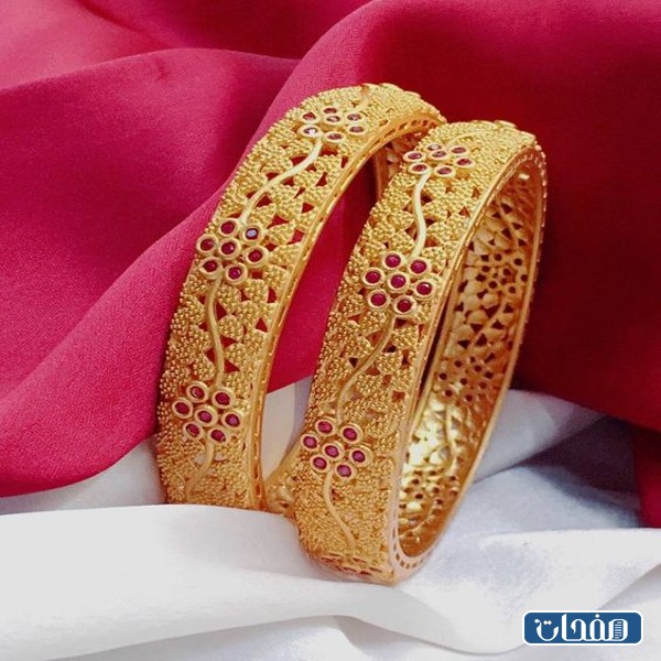 أشكال غوايش ذهب عريضة