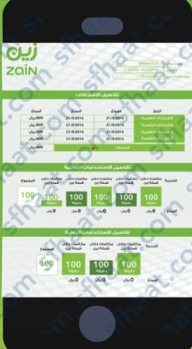 خطوات الاستعلام عن مديونية زين أون لاين