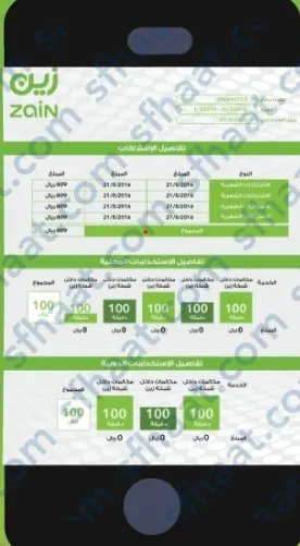 الاستعلام عن مديونية زين برقم الهوية