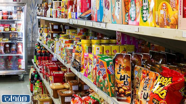 محل البقالة الكورية