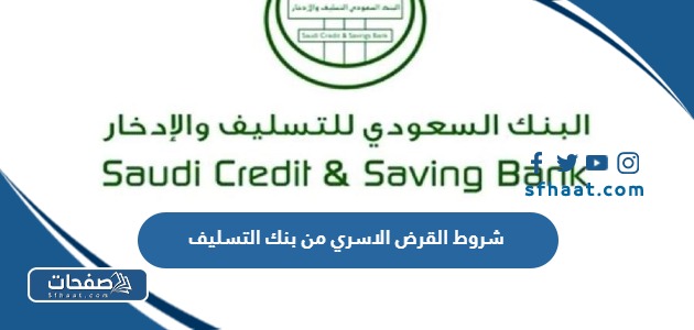 ما هي شروط القرض الاسري من بنك التسليف 1447